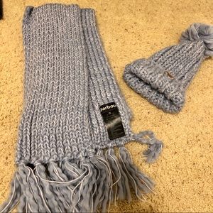 Never Worn Barbour Knit Hat and Scarf